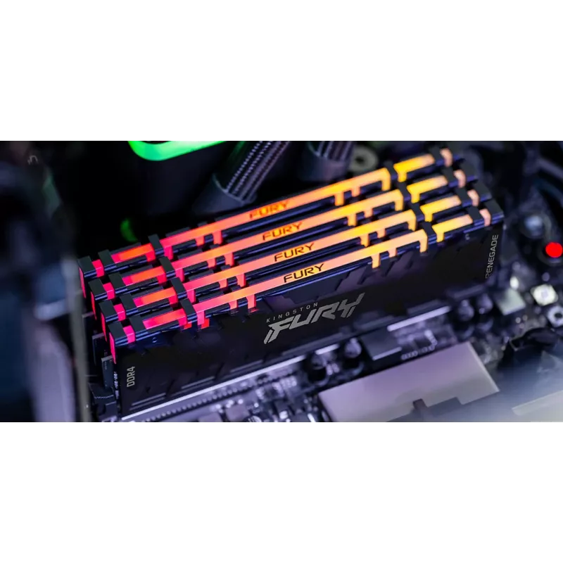 Memória RAM Kingston FURY Renegade RGB DDR4 16GB (2x8GB) 4000MT/s CL19 288-pin DIMM 1,35V