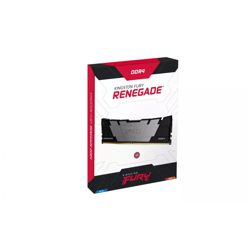 Kingston Technology FURY 8GB 3200MT/s DDR4 CL16 DIMM Renegade Preto