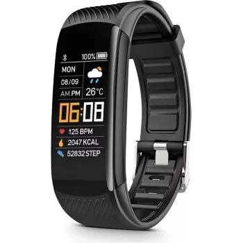 Emporia Fit Basic monitor de atividade preto - Smartwatch (EMP-FIT-BASIC)
