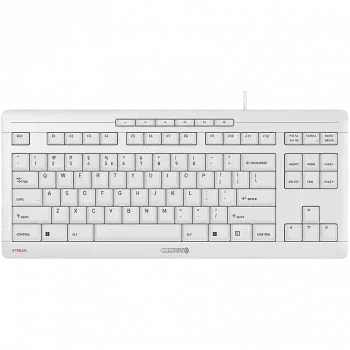CHERRY STREAM TKL teclado universal USB AZERTY francês branco