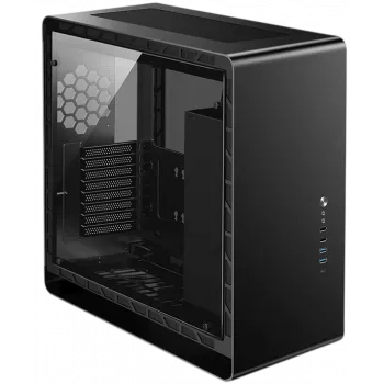 Jonsbo UMX6S E-ATX Midi-Tower, Vidro temperado - preto