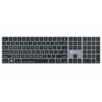 Teclado LogicKeyboard ALBA UK Mac — layout dislexia LKB-DYSLEX-CWMU-UK, teclas UK ISO Mac
