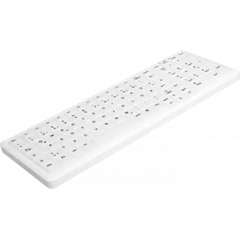 Teclado Contour Design Active Key AK-C4110 médico RF sem fios QWERTZ alemão branco