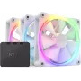 NZXT F120 RGB 120mm ARGB Reverse Blade Triple Pack - branco