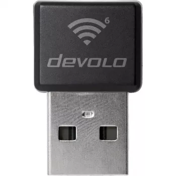 Adaptador USB sem fios Devolo WiFi 6 Stick nano 7270 (preto)