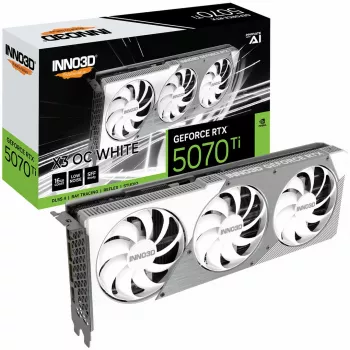 Placa gráfica INNO3D GeForce RTX 5070 Ti X3 OC WHITE 16GB GDDR7