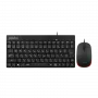 Perixx PERIDUO-212 DE, conjunto de teclado mini-USB e rato, preto
