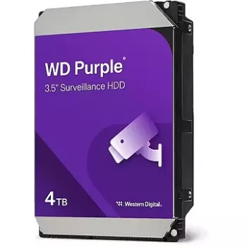 Disco rígido interno Western Digital Purple 4 TB 5400 rpm 128 MB 3,5 polegadas Serial ATA III
