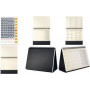 Calendário de mesa mensal SIGEL Conceptum C2481 2024, preto, 144 páginas