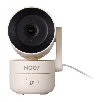 MOES WCM-P52P câmara PTZ de interior de 4 MP, WLAN dual band e alimentação USB