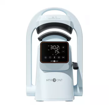 Prensa térmica automática para bonés HTVRONT A300, azul-claro