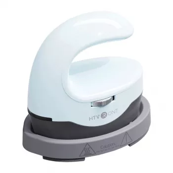 HTVRONT HPM02 Mini4 Mini prensa térmica, azul-claro