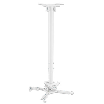 Manhattan 462686 suporte de teto para projetor, 35 kg, 745–1145 mm, branco