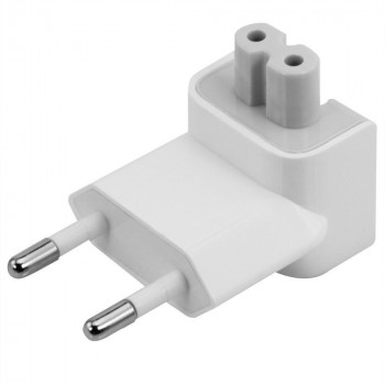 Akyga AK-AD-60 ficha de substituição UE CEE 7/16 para IEC C7, branco